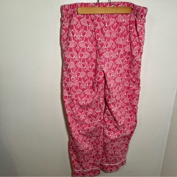 Crown & Ivy Pajama Pants PInk White Elephants - Picture 8 of 11